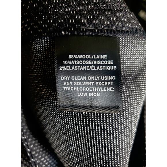 Lafayette 148 New York Barrow Printed Stretch Wool Pants Size 4 - Picture 10 of 10